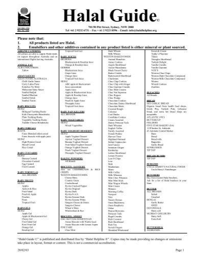 list of halal certified candy.